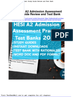 Full Download Hesi 2020 A2 Admission Assessment Study Guide Review and Test Bank PDF Full Chapter