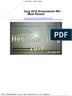 Full Download Hesi Med Surg 2019 Screenshots RN Most Recent PDF Full Chapter