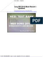 Full Download Hesi Med Surg RN 2018 Most Recent Updated PDF Full Chapter