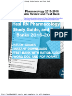 Full Download Hesi RN Pharmacology 2016 2018 Study Guide Review and Test Bank PDF Full Chapter