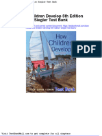 Full Download How Children Develop 5th Edition Siegler Test Bank PDF Full Chapter