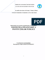 Gestiunea Financiara A Institutiilor Publice IFR
