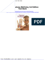 Full Download Human Anatomy Mckinley 3rd Edition Test Bank PDF Full Chapter