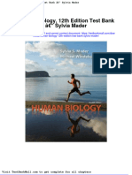 Full Download Human Biology 12th Edition Test Bank Sylvia Mader PDF Full Chapter