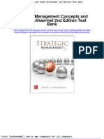 Full Download Strategic Management Concepts and Cases Rothaermel 2nd Edition Test Bank PDF Full Chapter