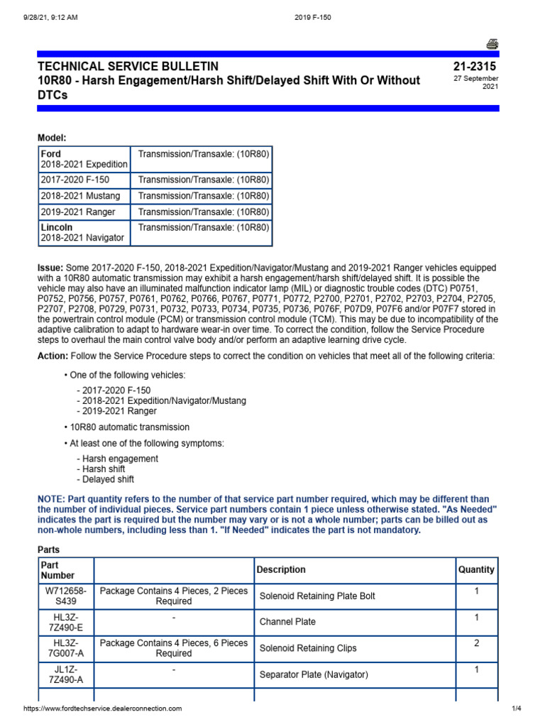 Tsb 21 2315 Pdf Vehicles Manufactured Goods
