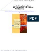 Full Download Test Bank For Respiratory Care Anatomy and Physiology 2nd Edition Will Beachey PDF Full Chapter