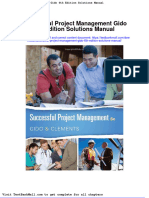 Full Download Successful Project Management Gido 6th Edition Solutions Manual PDF Full Chapter