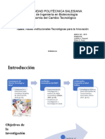 G8 - Redes Institucionales Tecnológicas para La Innovación