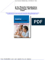 Full Download Test Bank For Roachs Introductory Clinical Pharmacology 9th Edition Ford PDF Full Chapter