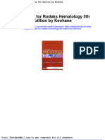 Full Download Test Bank For Rodaks Hematology 5th Edition by Keohane PDF Full Chapter