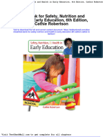 Full Download Test Bank For Safety Nutrition and Health in Early Education 6th Edition Cathie Robertson PDF Full Chapter