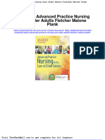 Full Download Test Bank Advanced Practice Nursing Care Older Adults Fletcher Malone Plank PDF Full Chapter