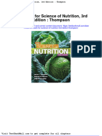 Full Download Test Bank For Science of Nutrition 3rd Edition Thompson PDF Full Chapter