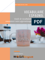 Ebook Vocabulaire Espagnol