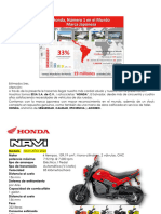 Catalogo Honda AGOSTO 2022