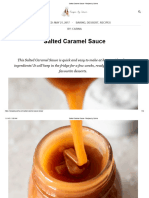 Salted Caramel Sauce - Recipes by Carina
