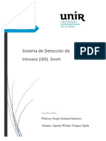 Sistema de Detección de Intrusos (IDS) - Snort