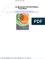 Full Download International Business Hill 9th Edition Test Bank PDF Full Chapter