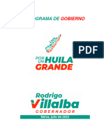 Programa de Gobierno