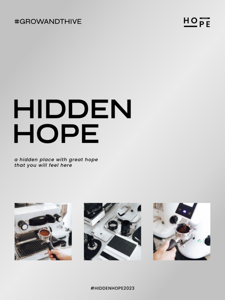 Hidden Hope Coffee Menu 2023 | PDF