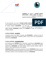 Minuta de Convenio - Piconzé IFSP-Instituto Federal