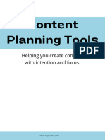 Content Planning Tools: Helping You Create Content With Intention and Focus