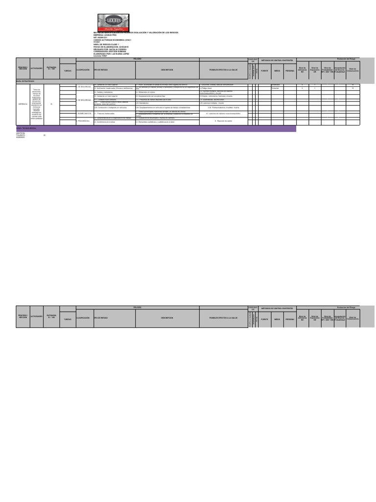 MODELO MATRIZ GTC 45 2012 Lexxus Pro PDF