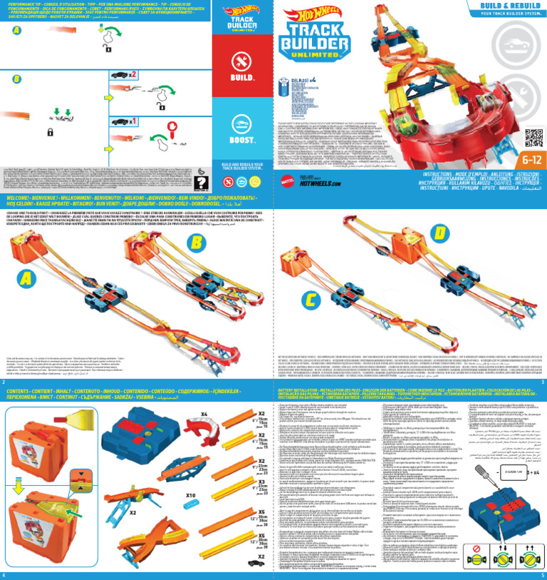Hot Wheels Track Builder Instructions