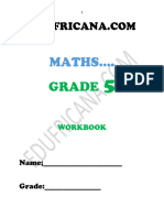 Primary School Mathematics Grade 5 Workbook Week 1 and 2