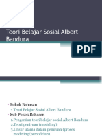 Teori Belajar Sosial Albert Bandura