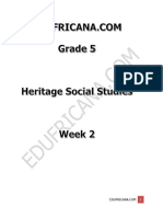 Primary School Heritage Grade 5 Week 2 Workbook