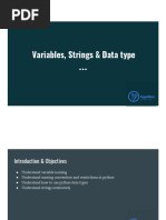 03 - Variables - Strings