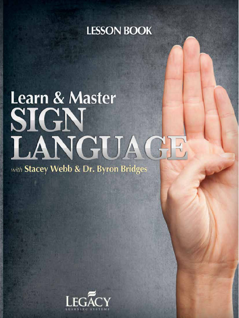 LMSign Lesson Book | PDF | American Sign Language | Linguistics