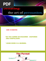 3rd Speaker Debate Structure Guide | PDF
