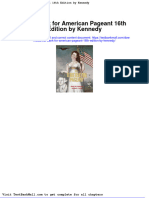 Full Download Test Bank For American Pageant 16th Edition by Kennedy PDF Full Chapter