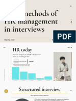 Basic Methods of HR Management