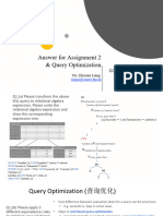 Tutorial - 10 - A2 and Query Optimization