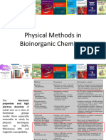 Lecture 1-Physical Methods in Bioinorganic Chemistry