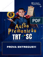 Premonição TRT SC (Revisão de Véspera)