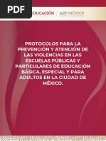 Protocolos de Prevención Escolar 2025 | PDF | Abuso infantil | Violencia
