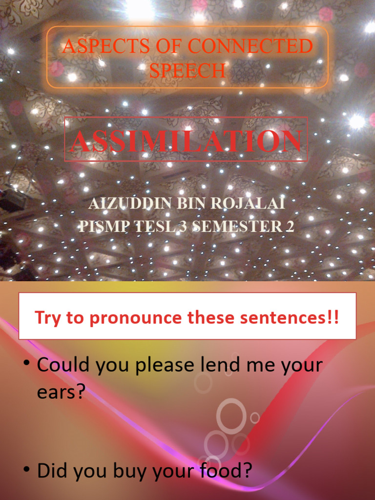 Understanding Assimilation in Speech | PDF | Phonology | Phonetics