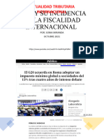 ACTUALIDAD TRIBUTARIA INTERNACIONAL - Octubre 2021