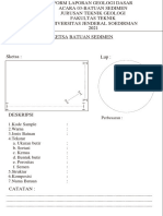 Form Laporan Acara 3 Batuan Sedimen 2021