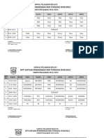 Jadwal Kelas IV