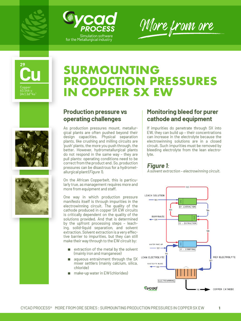 Case Study On How To Reduce Copper Cathode Reject Rates Download Free