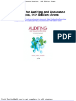 Full Download Test Bank For Auditing and Assurance Services 14th Edition Arens PDF Full Chapter