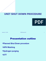 1unit Shut Down Procedure