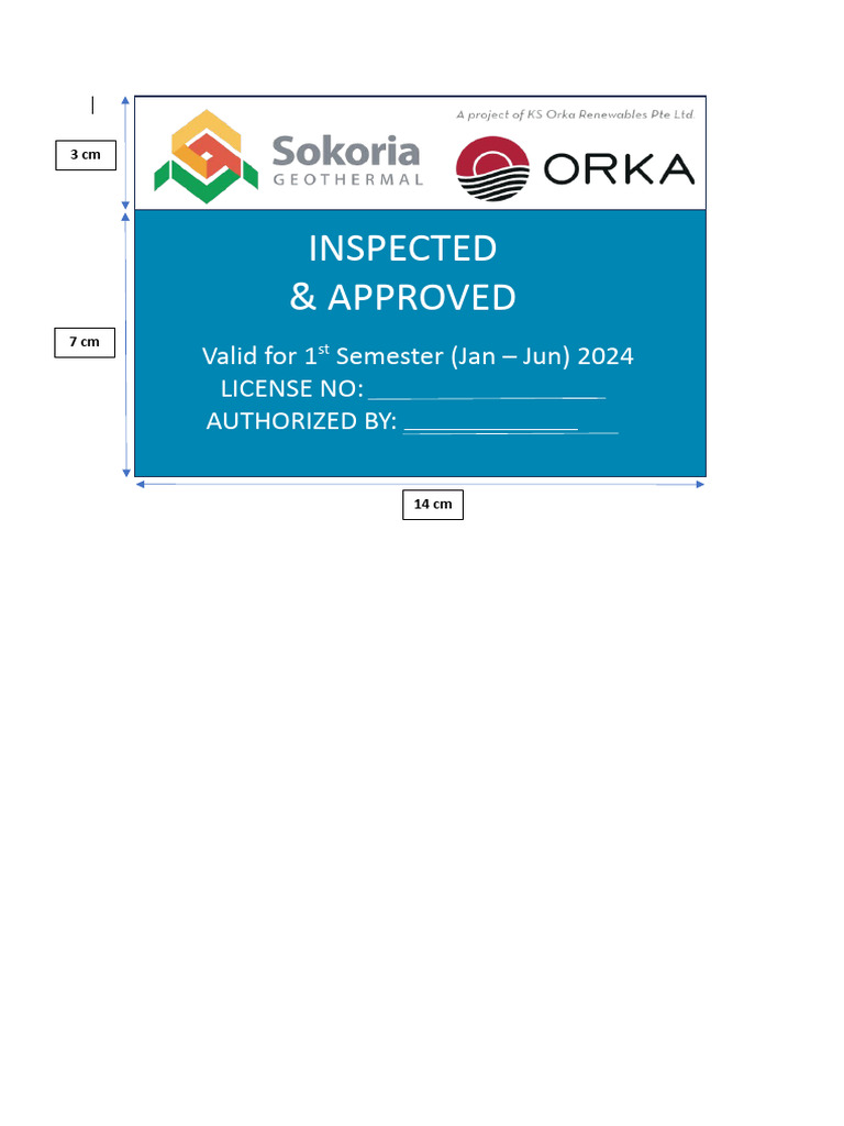 Vehicle Inspection Sticker - 2024 | PDF