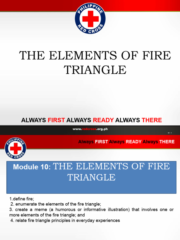 Understanding the Fire Triangle Elements | PDF | Fires | Combustion